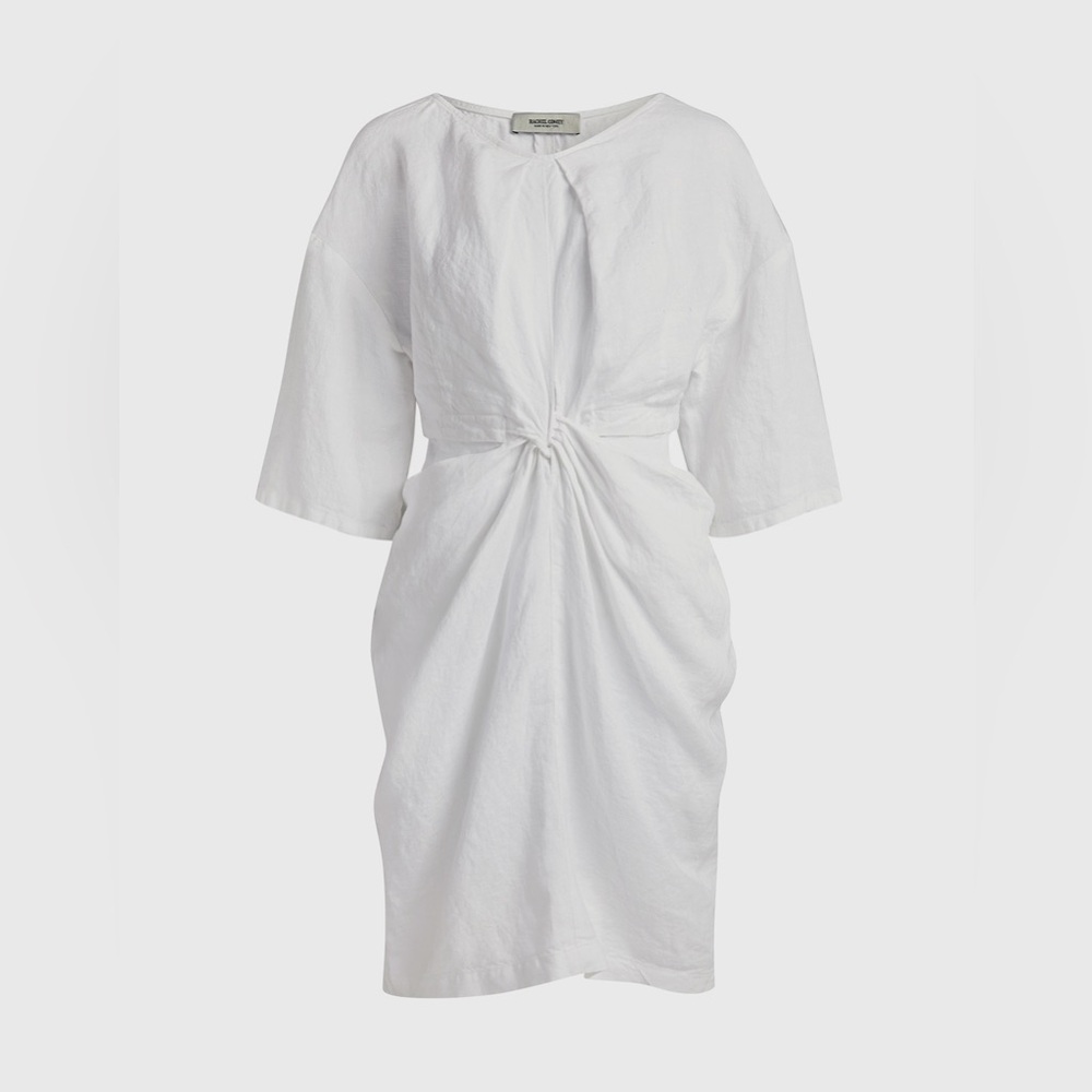 Rachel Comey white linen cocoon dress